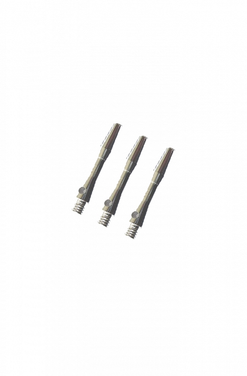 Aluminium Extra Short Shafts Natural 30mm