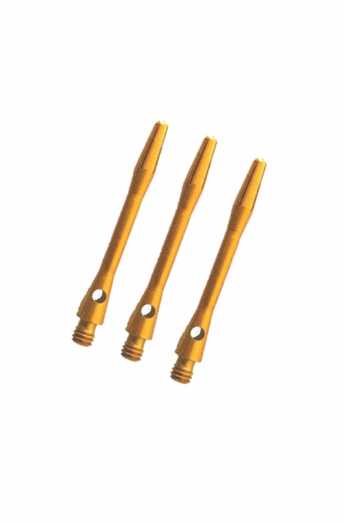 Aluminium Medium Shafts Gold 45mm