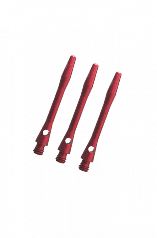 Aluminium Medium Shafts Red 45mm