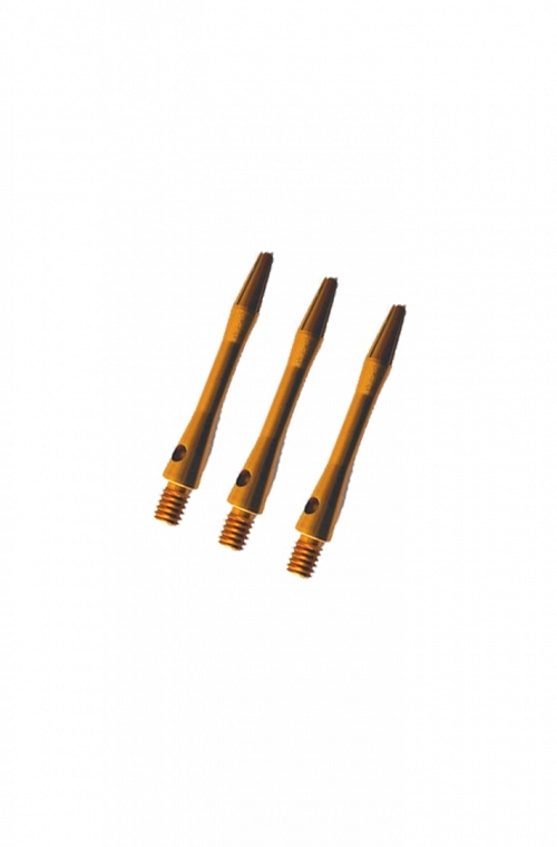 Aluminium Short Shafts Gold 36mm