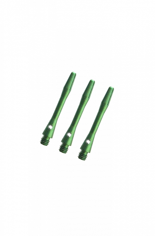 Aluminium Short Shafts Green 36mm