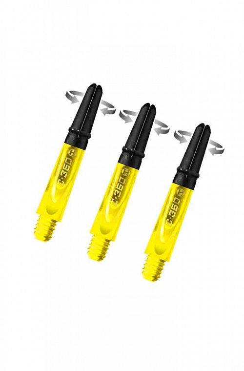 Cañas Harrows Carbon 360 Cortas Amarillo