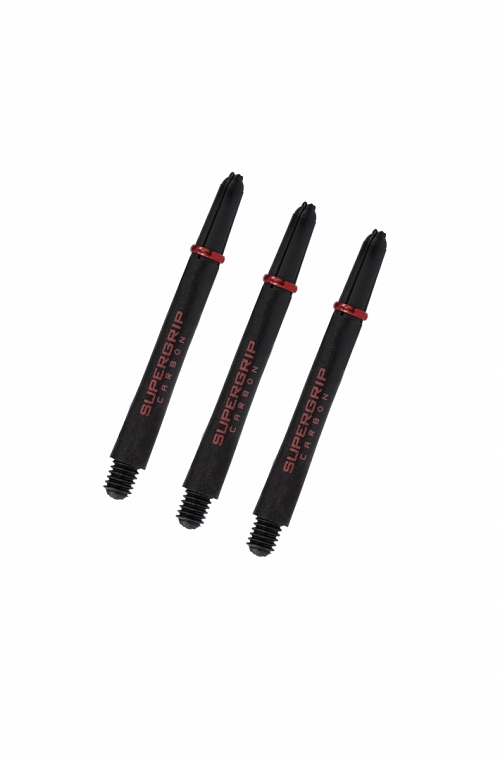 Cañas Harrows Supergrip Carbon Medianas Rojo