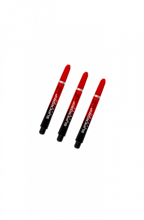 Cañas Harrows Supergrip Fusion Cortas Negro/Rojo