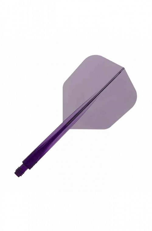 Condor AXE Shape Clear Purple Flights L