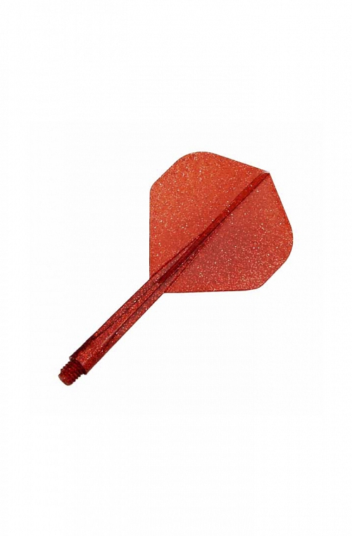 Condor Shape Glitter Red Flights M