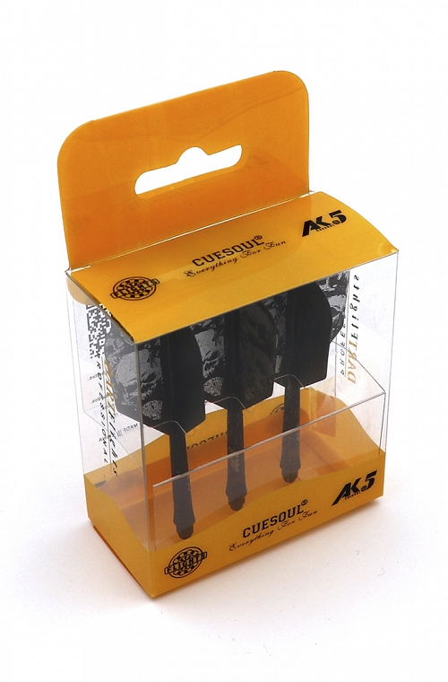 Cuesoul AK5 Shape Skeleton Black Flights M