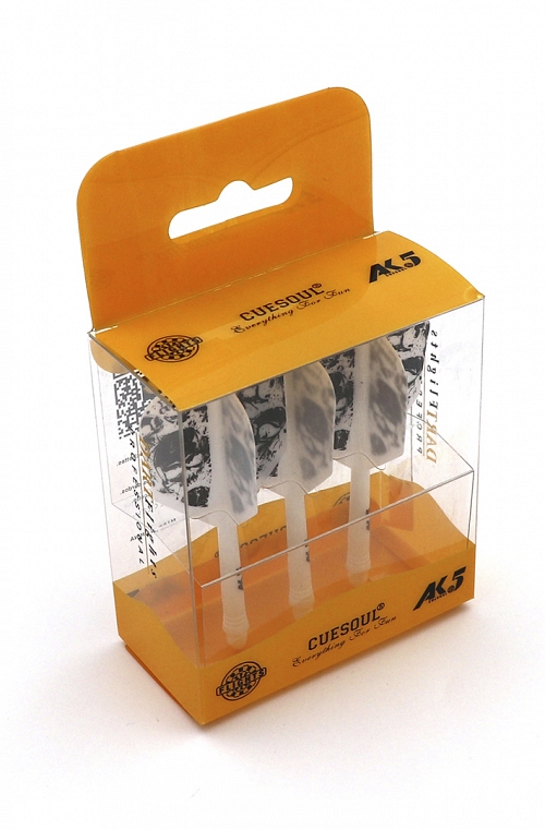 Cuesoul AK5 Shape Skeleton White Flights M