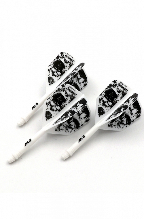 Cuesoul AK5 Shape Skeleton White Flights S
