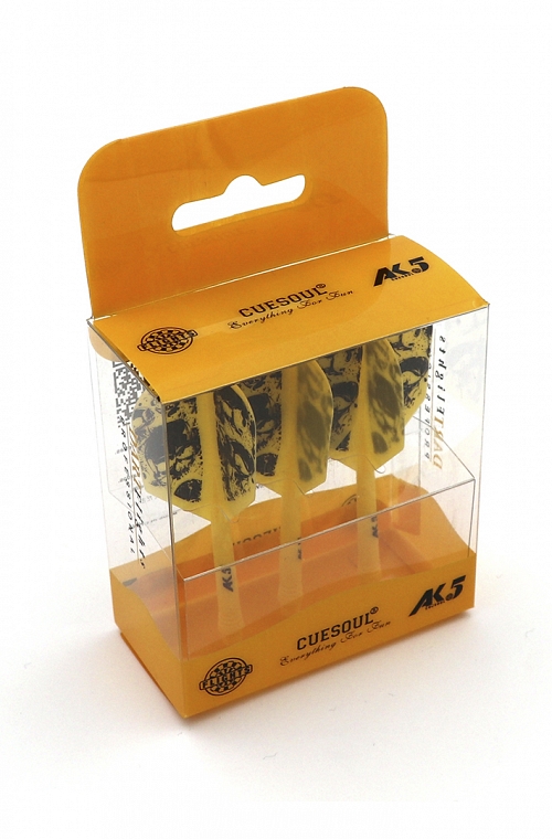 Cuesoul AK5 Shape Skeleton Yellow Flights M