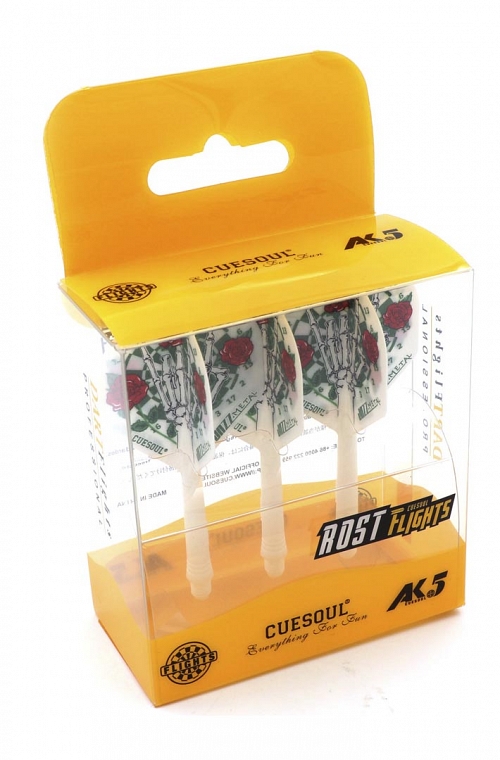 Cuesoul AK5 Standard Rose White Flights