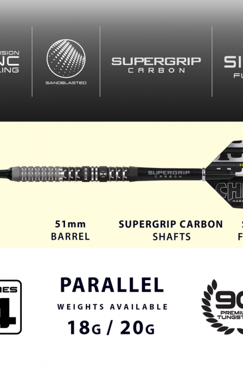 Dardos Harrows Chizzy V4 90% tungsteno 18 gr