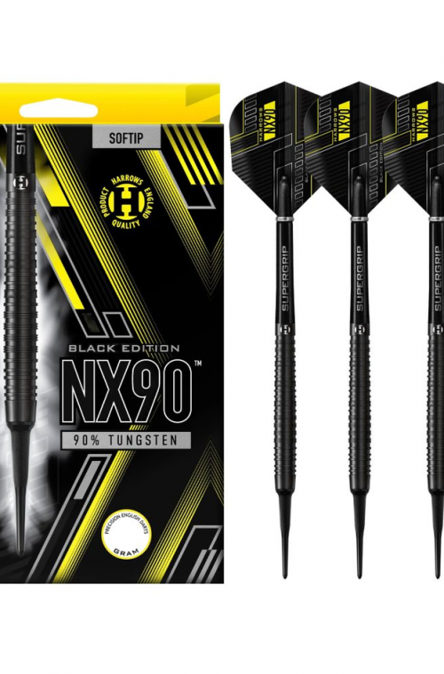 Dardos Harrows NX90 Black 20 gr