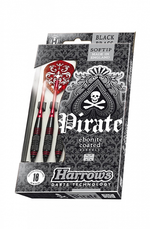 Dardos Harrows Pirate 16grK Rojo