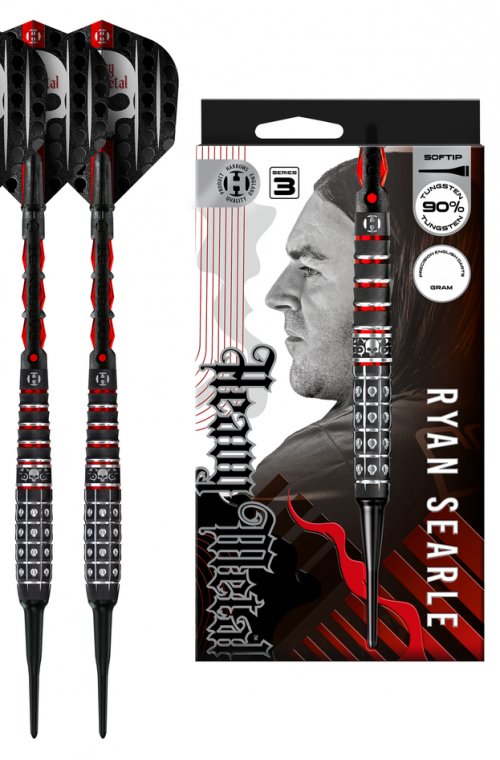 Dardos Harrows Ryan Searle s3 90 % tungsteno 18 gr