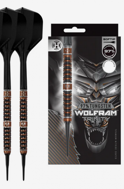Dardos Harrows Wolfram Trinity 97% Tungsteno 18 gr