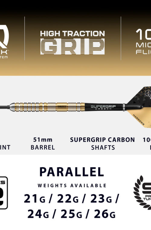Dardos P.A. Harrows Chizzy 90% S2 21 gr Quick Point