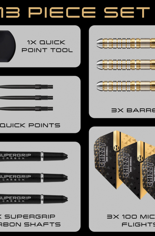 Dardos P.A. Harrows Chizzy 90% S2 22 gr Quick Point