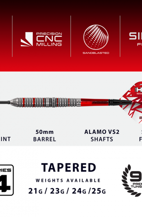 Dardos P.A. Harrows Damon Heta  S4 23gr