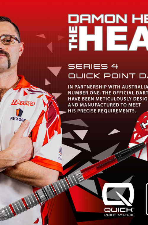 Dardos P.A. Harrows Damon Heta  S4 23gr