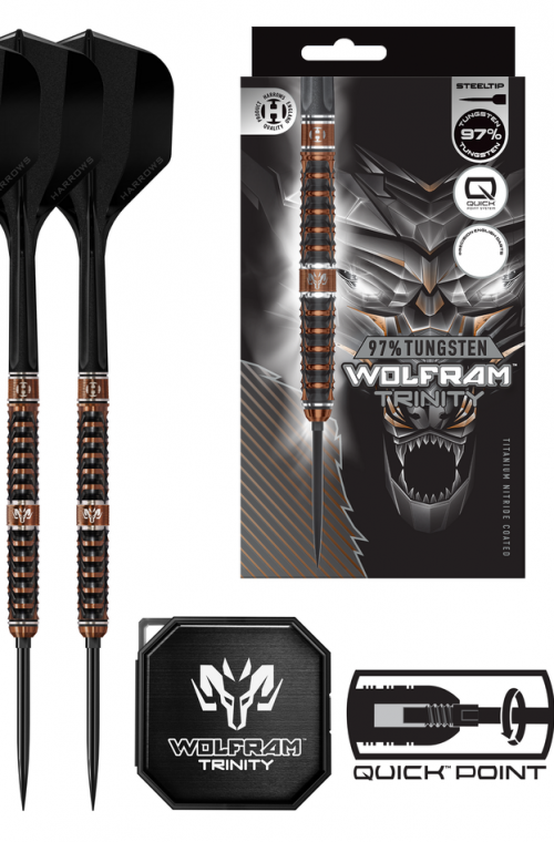 Dardos P.A. Harrows Wolfram Trinity 23 gr 97% tungsteno