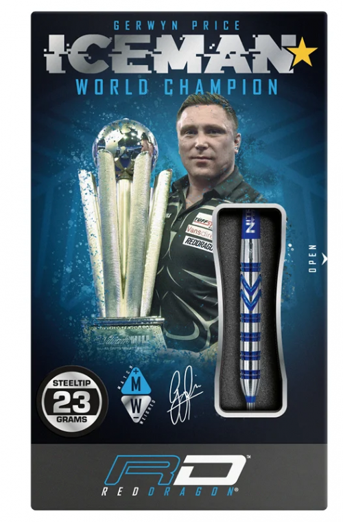 Dardos P.A. Red Dragon Gerwyn Price Blue Originals 23gr