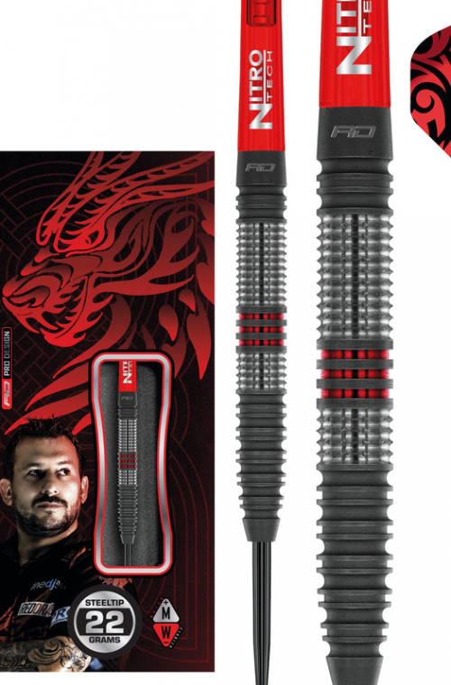 Dardos P.A. Red Dragon Jonny Clayton Hiraeth 90% 22gr