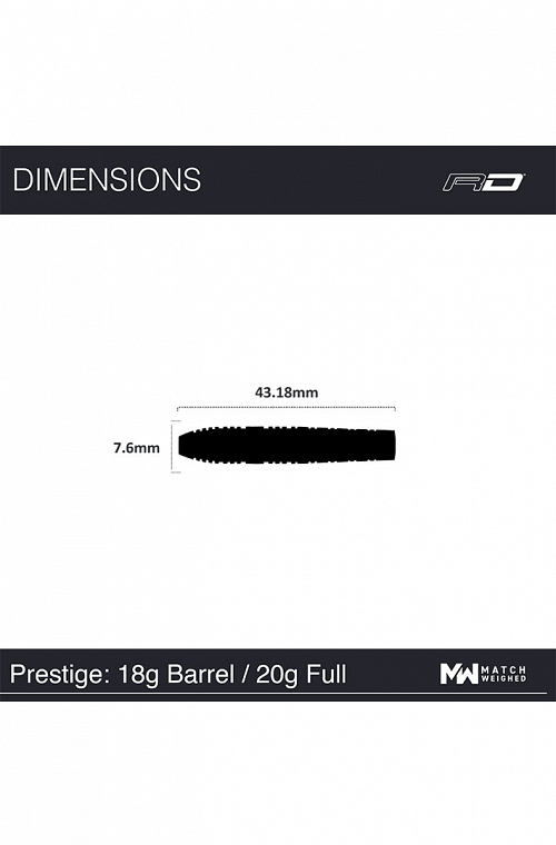 Dardos Red Dragon Luke Humphries Prestige 20gr