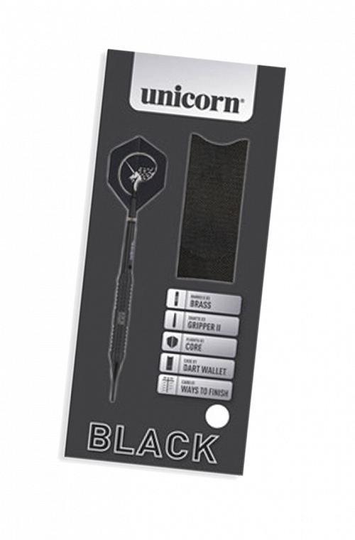 Dardos Unicorn Core Plus Black 17gr