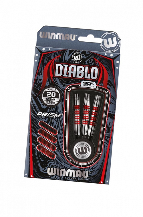 Dardos Winmau Diablo Torpedo 20gr