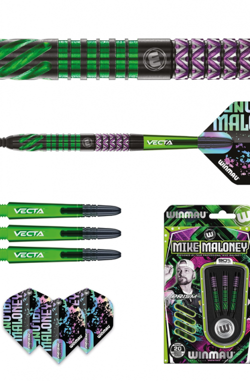 Dardos Winmau Mike Maloney 90% 20 gr