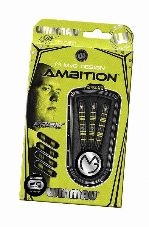 Dardos Winmau MVG Ambition Black Brass