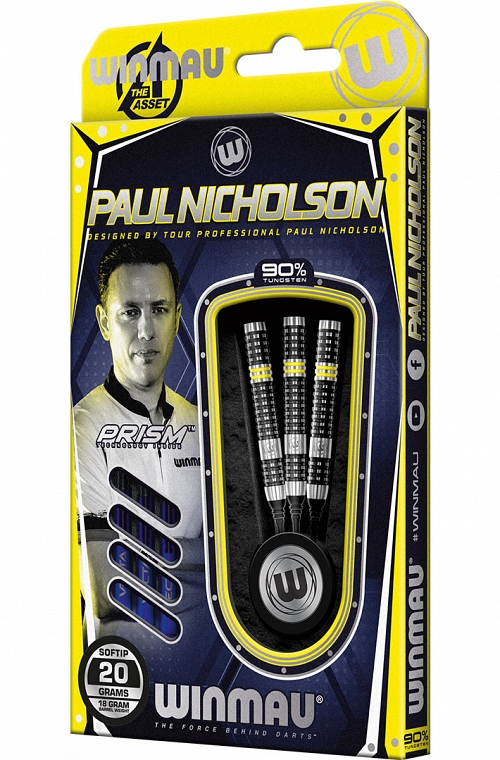 Dardos Winmau Paul Nicholson 20gr