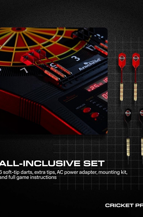 Dartboard Arachnid Cricket Pro 800