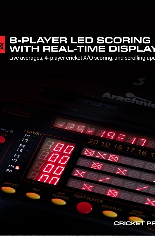 Dartboard Arachnid Cricket Pro 800