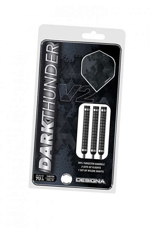 Designa Dark Thunder V2 Steel Tip Darts 20gr