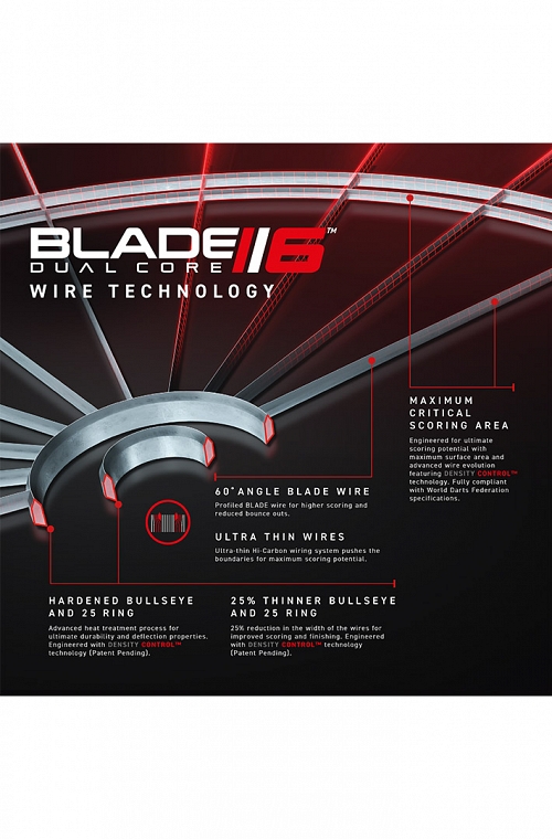Diana Tradicional Winmau Blade 6 Dual Core
