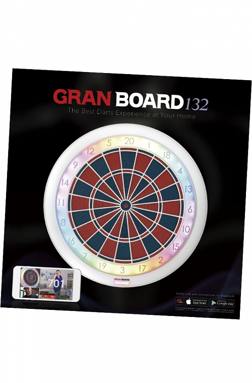 Grandboard 132 Dartboard White