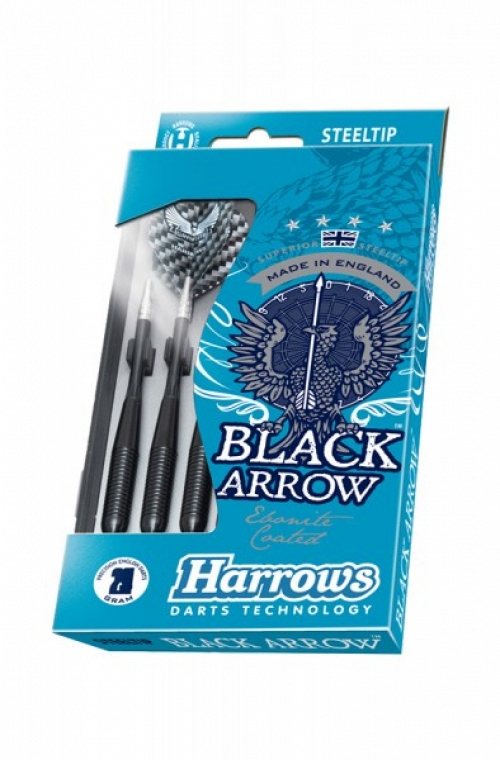 Harrows Black Arrow 24gR Steel Tip Darts