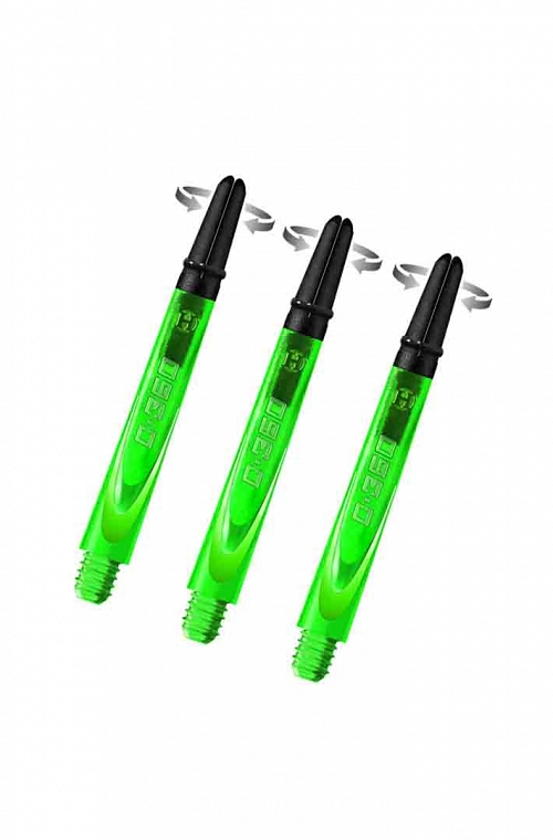 Harrows Carbon 360 Medium Shafts Green