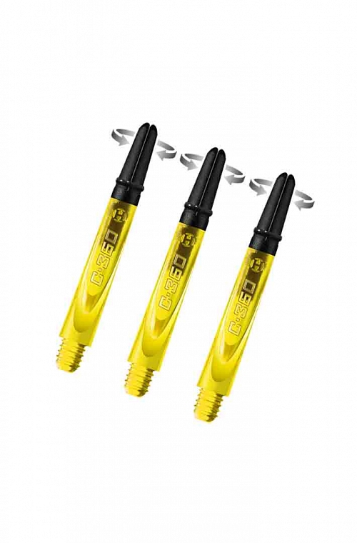 Harrows Carbon 360 Midi Shafts Yellow