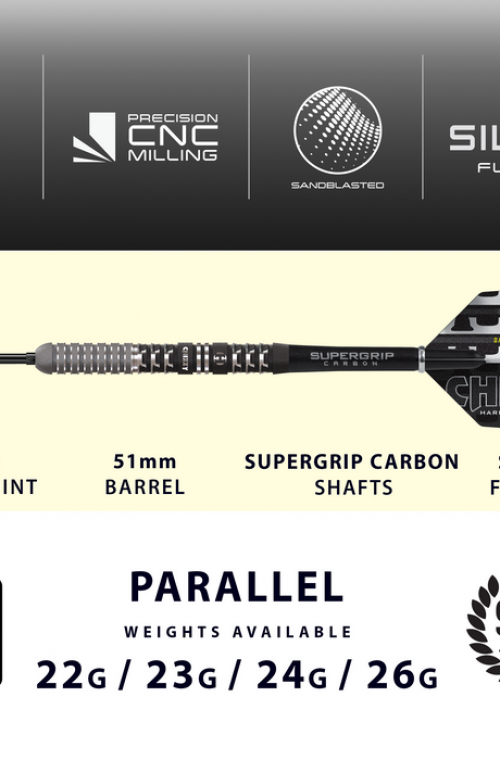 Harrows Chizzy S4 Steel Tip Darts 23g