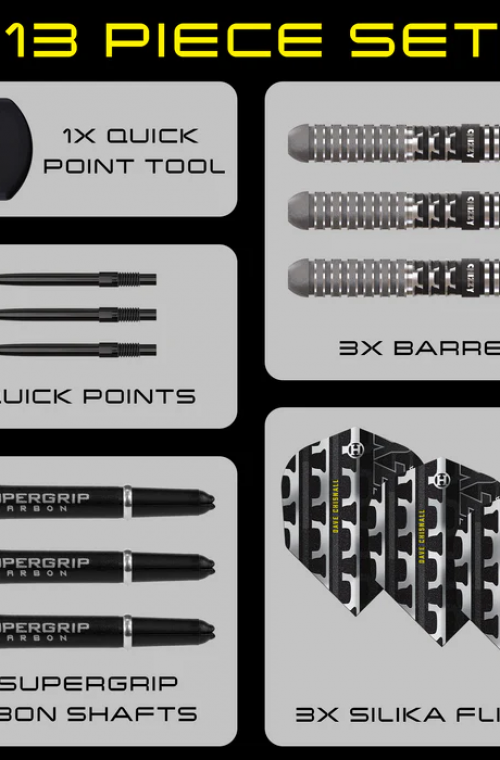 Harrows Chizzy S4 Steel Tip Darts 23g