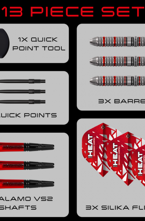 Harrows Chizzy S4 Steel Tip Darts 23g