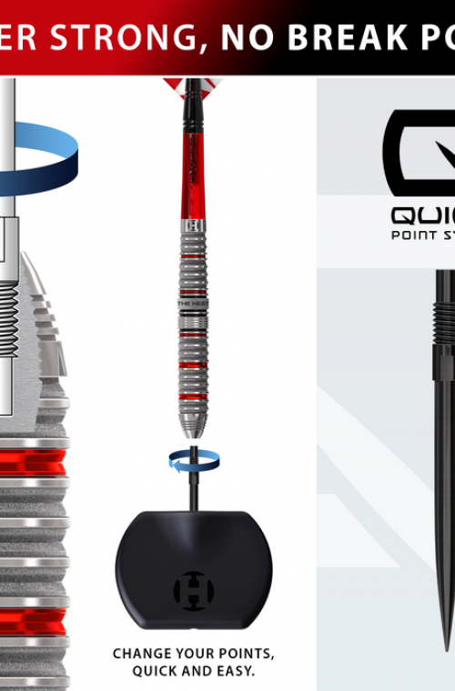 Harrows Chizzy S4 Steel Tip Darts 23g