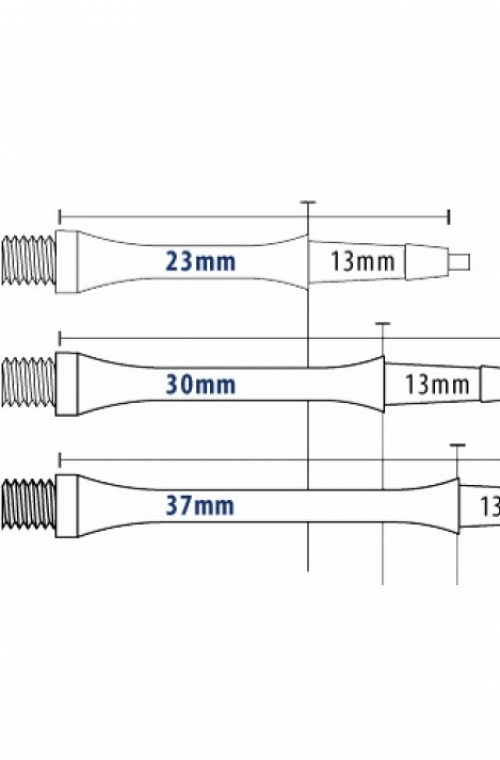 Harrows Clic Shafts Short Slim Clear