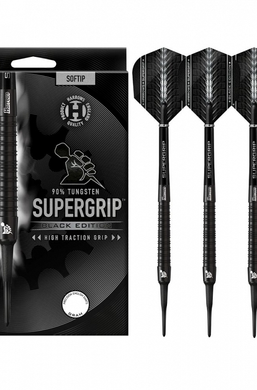 Harrows darts Supergrip Black 20 gr