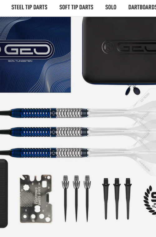 Harrows Geo Darts Parallel 90 % tungsteno 18 gr