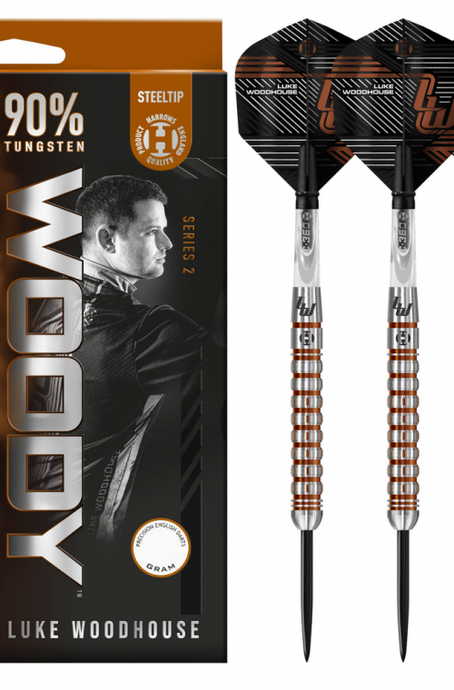 Harrows Luke Woodhouse Series 2 steel Tip Darts 21grR