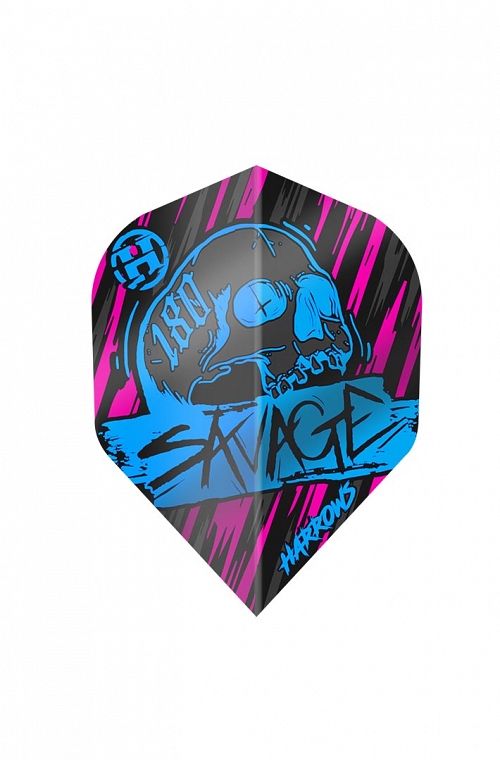 Harrows Savage Flights Aqua/Pink